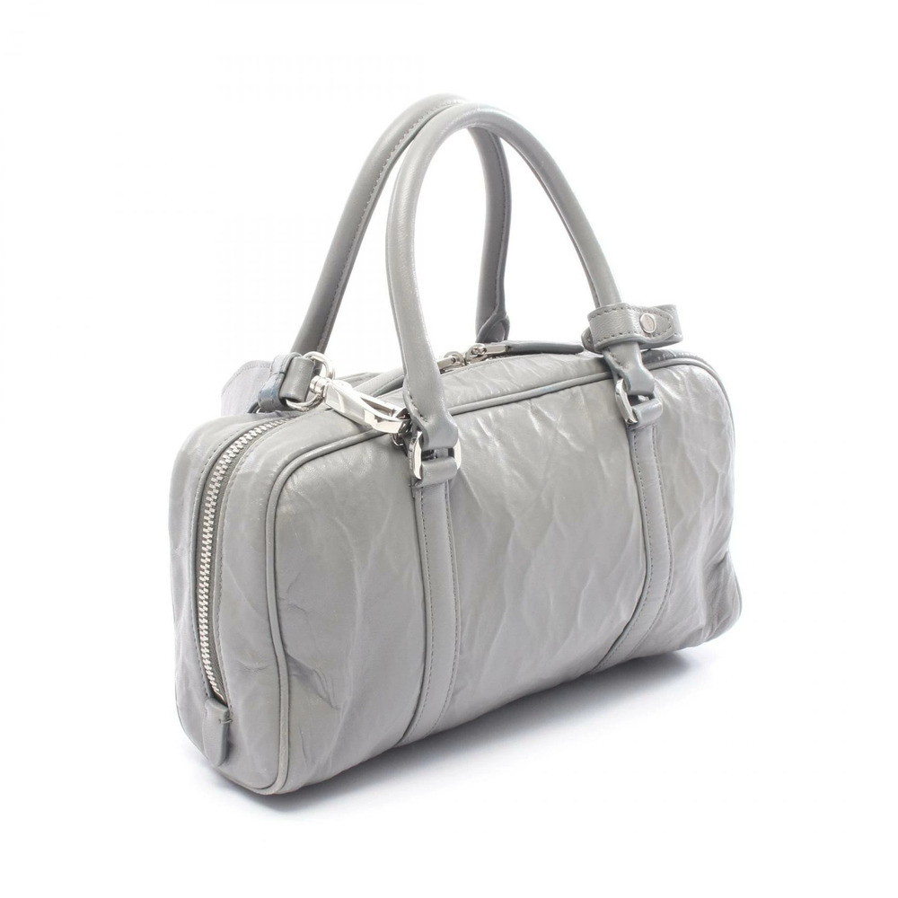 Prada Edition 2001 Nappa Antique leather handbag gray - Picture 1 of 9